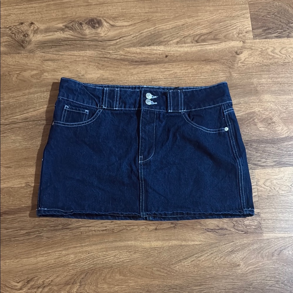 Forever 21 Blue Mini Skirt Casual Night Out